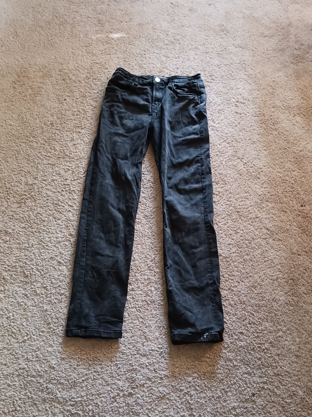 Men's Black Straight-Leg Jeans - Classic Everyday Style